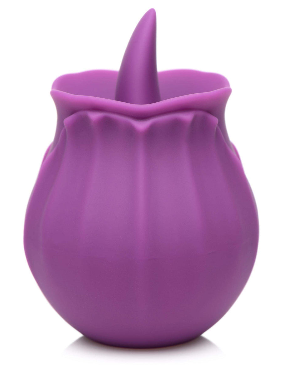 Bloomgasm Wild Violet 10X Silicone Clit Licking Stimulator - The Dildo Hub