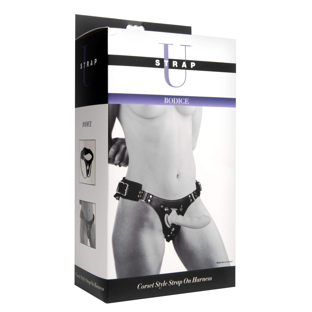 Bodice Corset Style Strap On Harness - The Dildo Hub