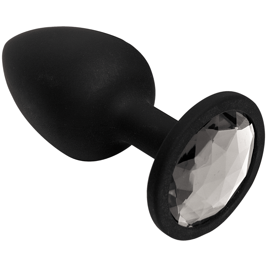 Booty Bling Silver Small Anal Plug | Doc Johnson - The Dildo Hub
