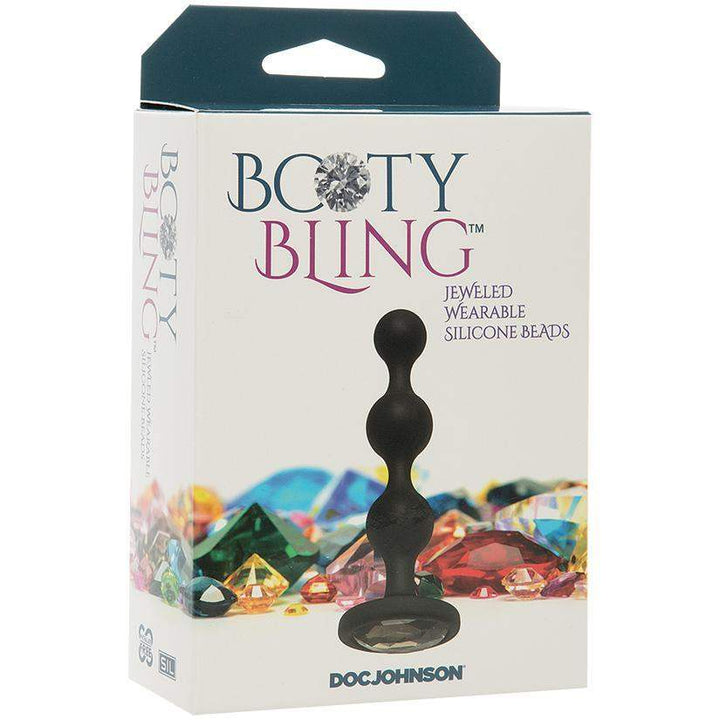 Booty Bling - Wearable Silicone Beads - Silver - The Dildo Hub