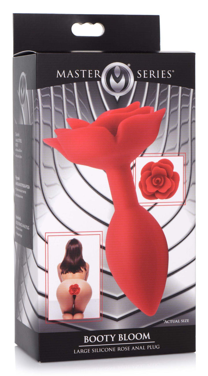 Booty Bloom Silicone Rose Anal Plug - Large - The Dildo Hub