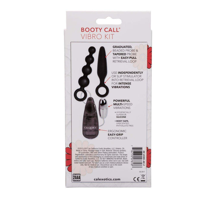 Booty Call Booty Vibro Kits - Black | CalExotics - The Dildo Hub