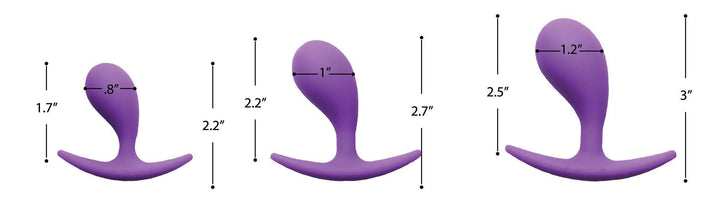Booty Poppers Silicone Anal Trainer Set - The Dildo Hub