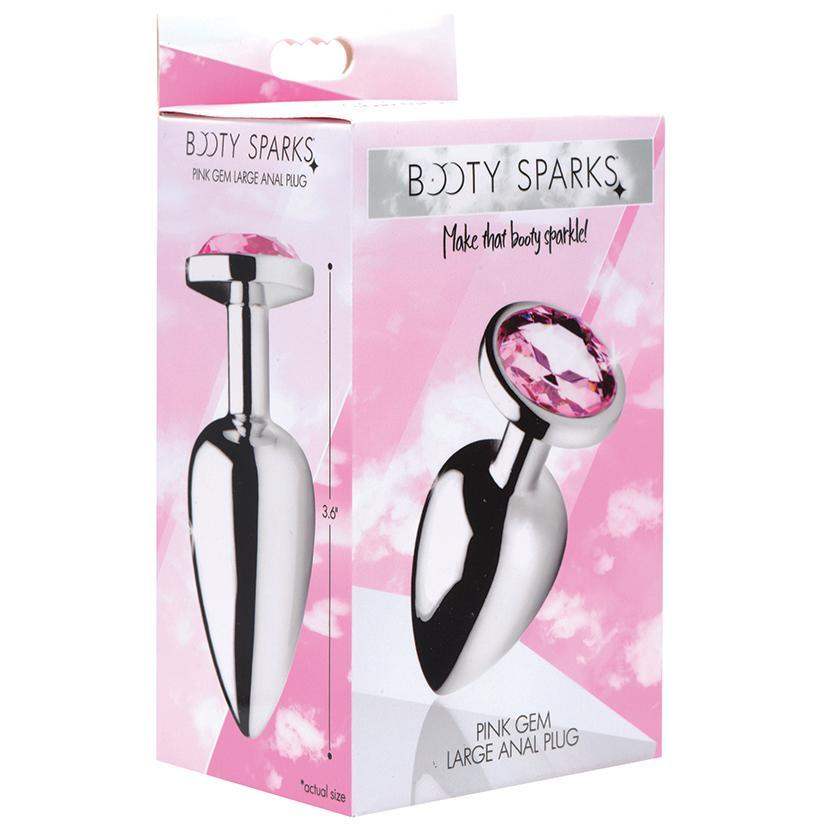 Booty Sparks Pink Gem Large Anal Plug - The Dildo Hub