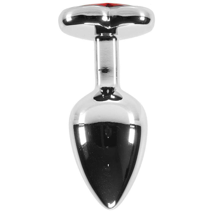 Booty Sparks Red Heart Gem Small Anal Plug - The Dildo Hub