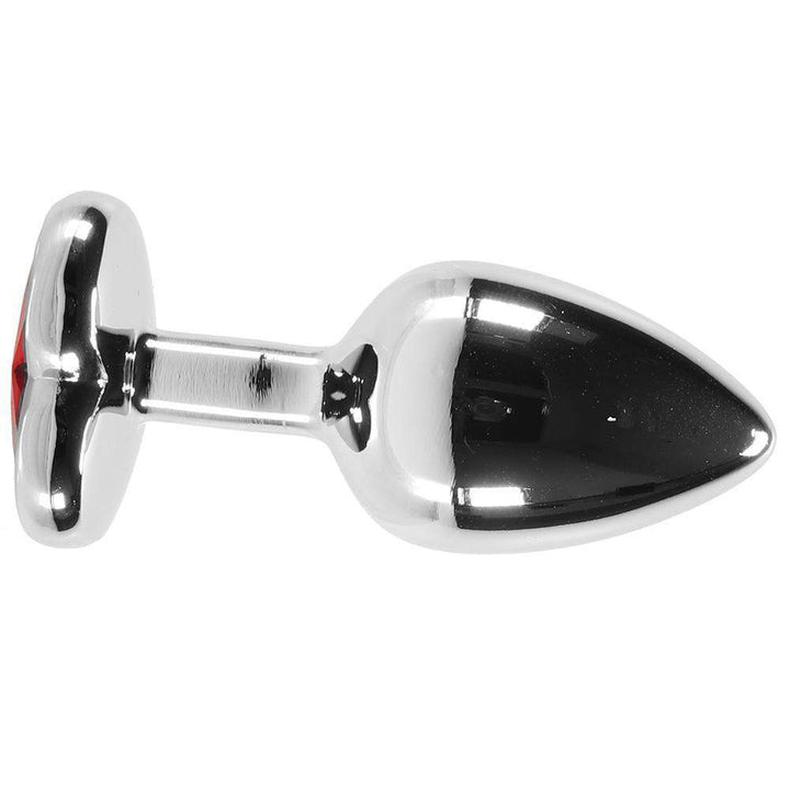 Booty Sparks Red Heart Gem Small Anal Plug - The Dildo Hub