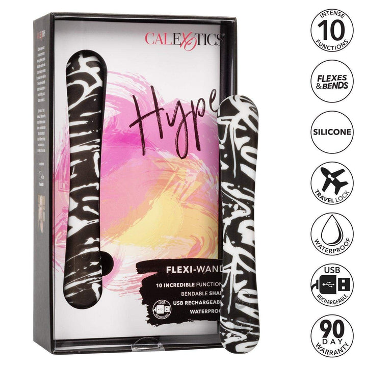 CalExotics Hype Flexi Wand Vibrator - The Dildo Hub
