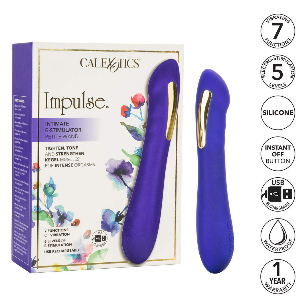 CalExotics Impulse Intimate E-Stimulator Petite Wand Vibrator - The Dildo Hub
