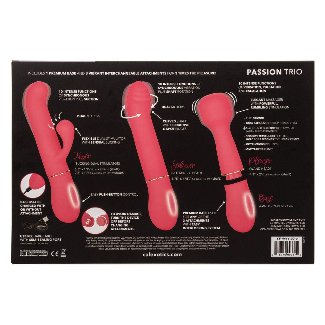 Calexotics In Touch Passion Trio - The Dildo Hub