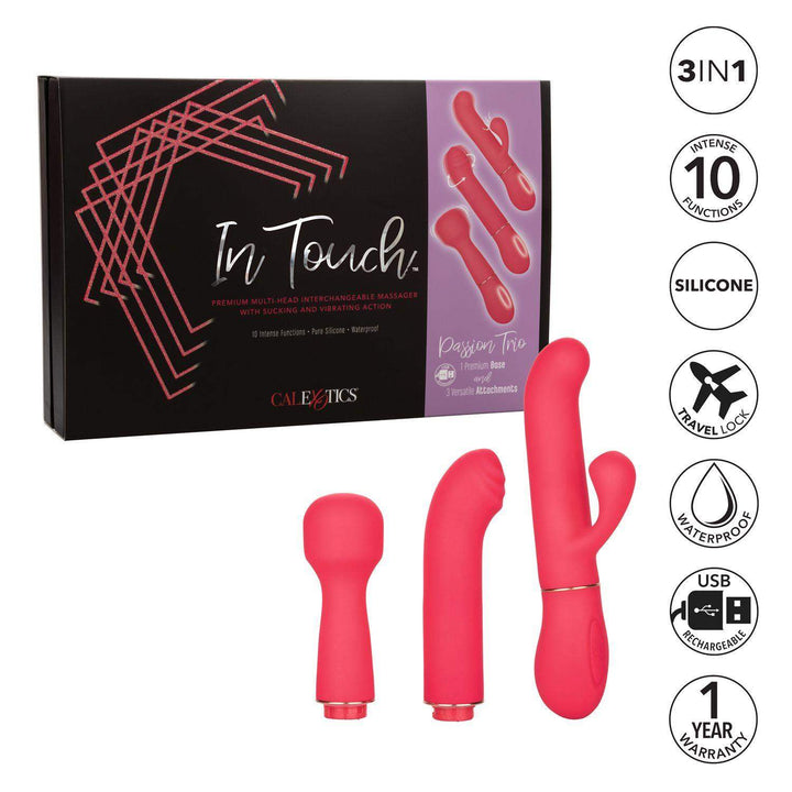 Calexotics In Touch Passion Trio - The Dildo Hub