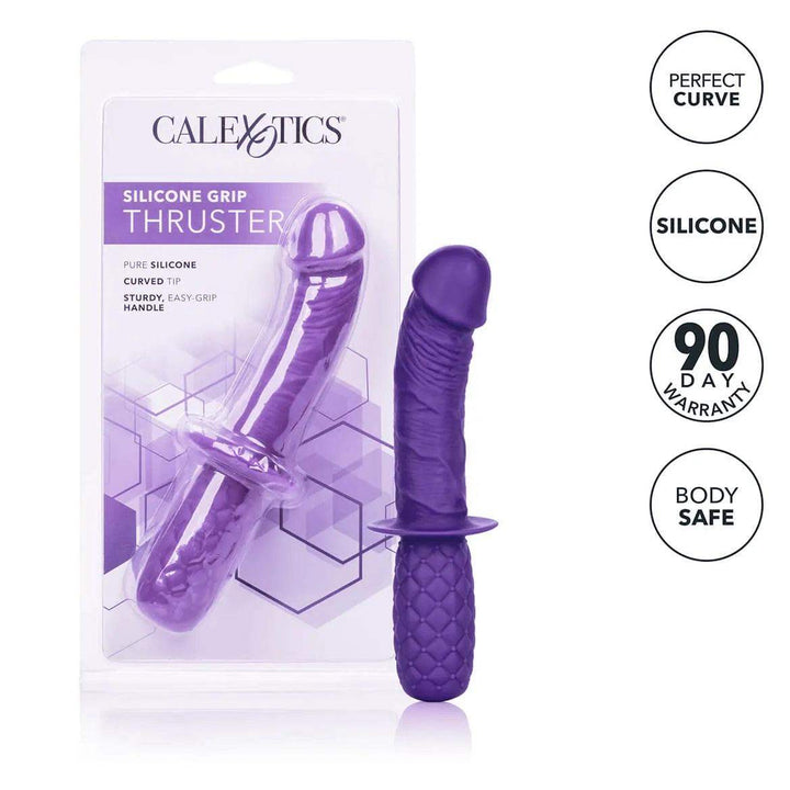Calexotics Silicone Grip Thruster - Purple - The Dildo Hub