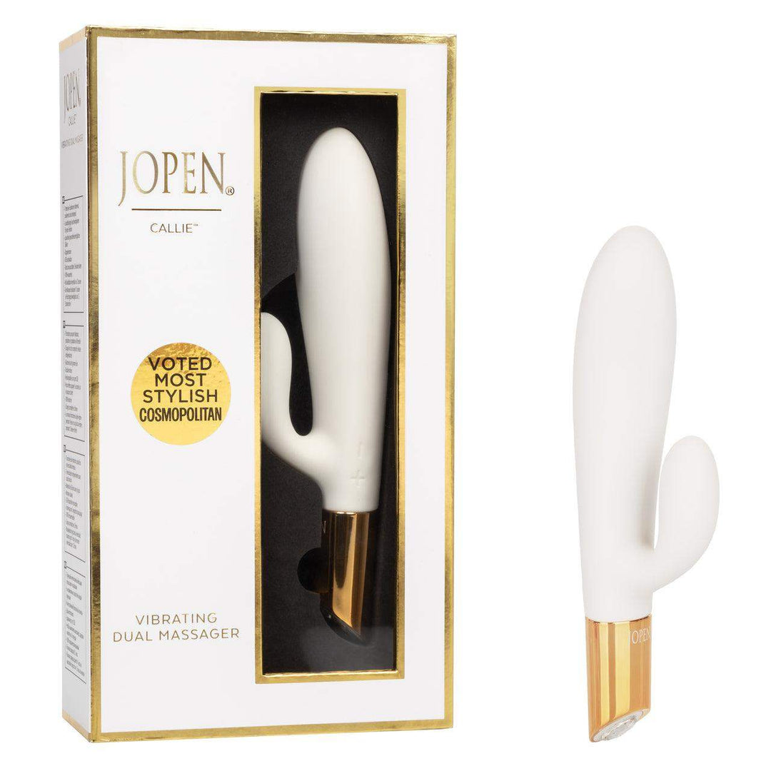 Callie Luxurious Vibrating Silicone Rechargeable Dual Massager | Jopen - The Dildo Hub