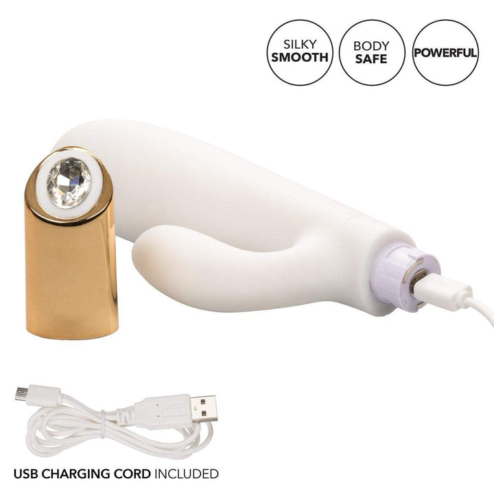 Callie Luxurious Vibrating Silicone Rechargeable Dual Massager | Jopen - The Dildo Hub