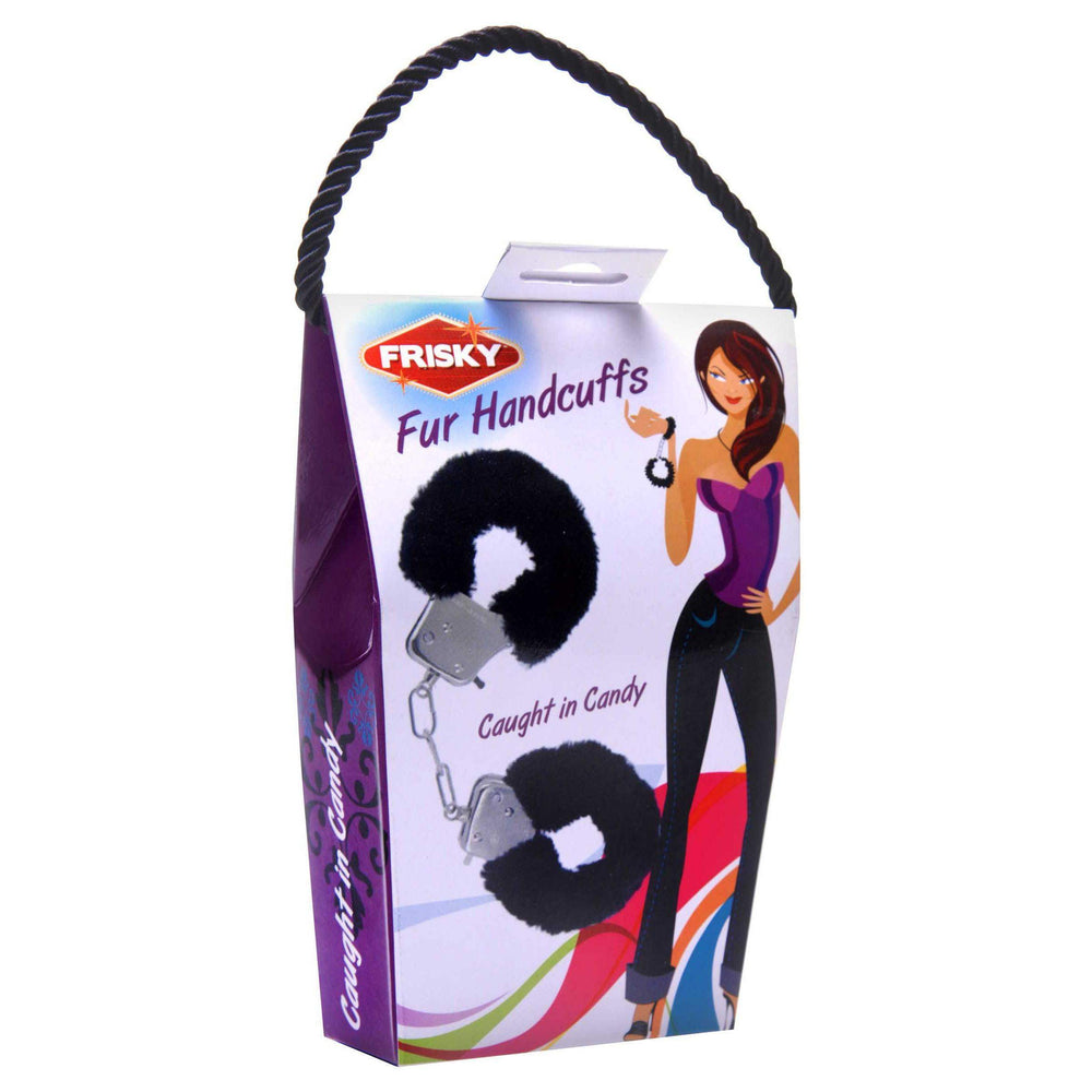 Caught in Candy Handcuffs - Black - The Dildo Hub