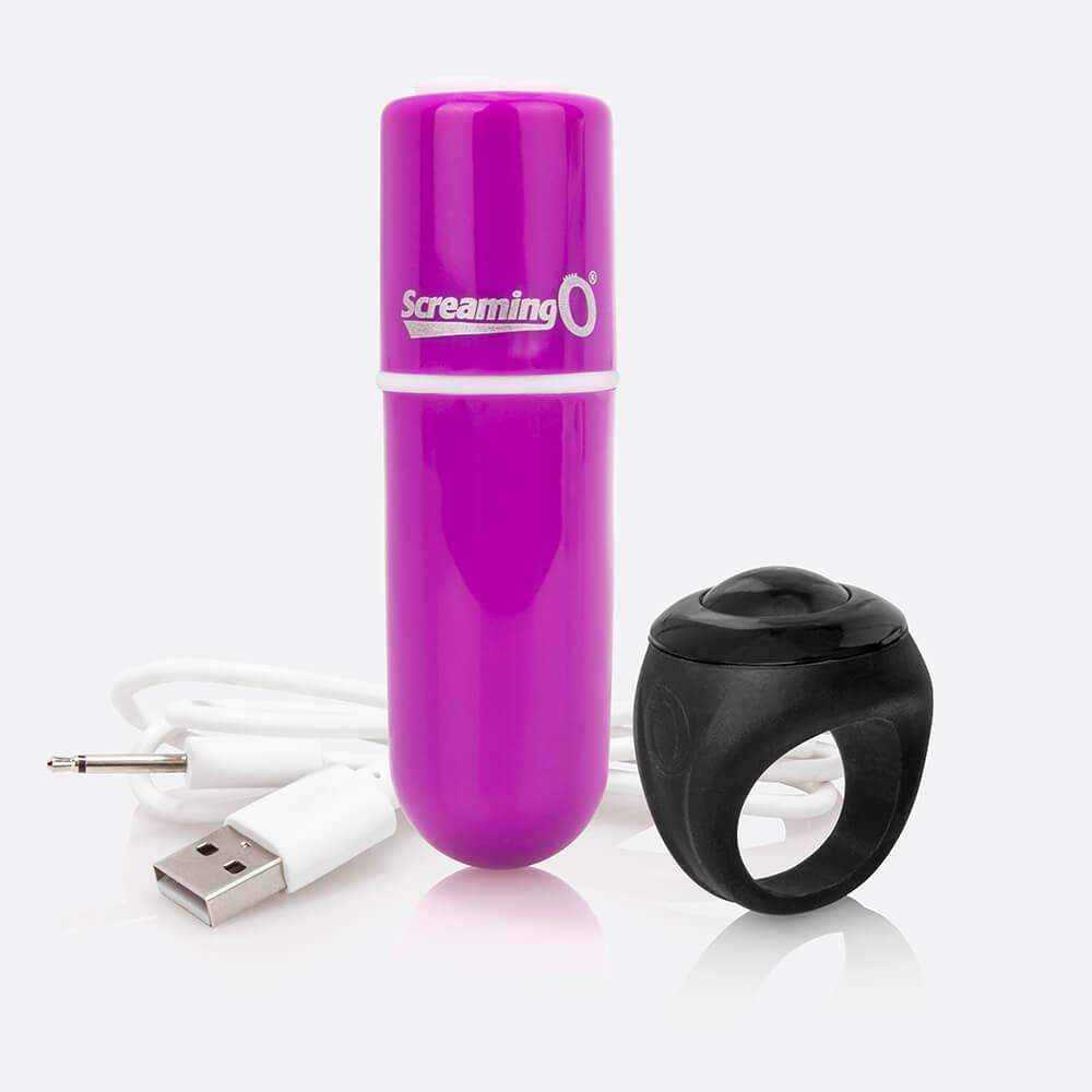 Charged Vooom Remote Control Bullet - Purple | ScreamingO - The Dildo Hub