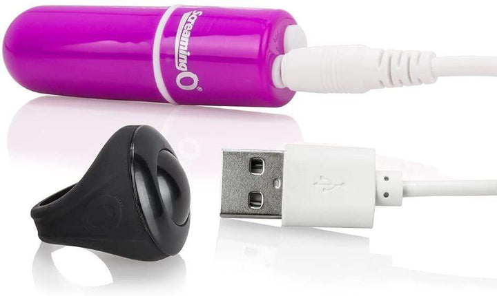 Charged Vooom Remote Control Bullet - Purple | ScreamingO - The Dildo Hub
