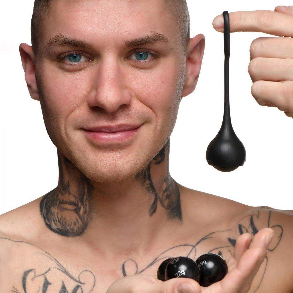 Cock Dangler Silicone Penis Strap with Weights - The Dildo Hub