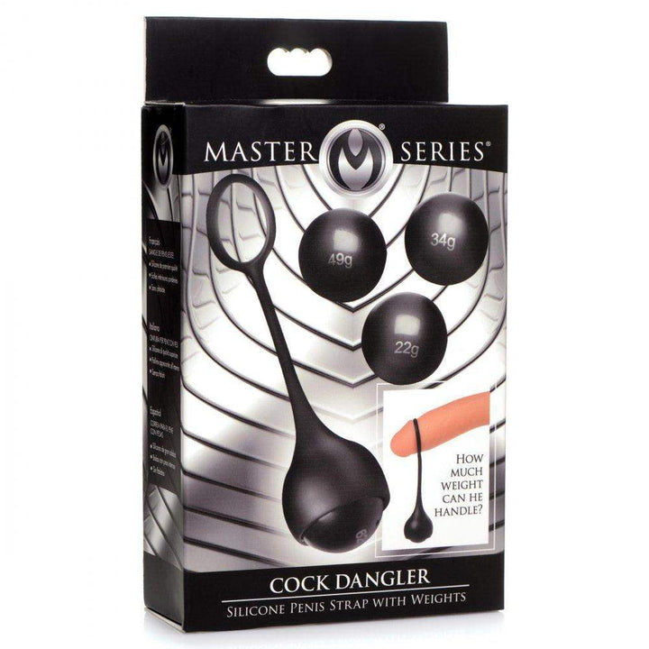Cock Dangler Silicone Penis Strap with Weights - The Dildo Hub