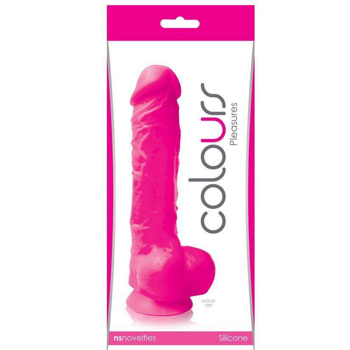 Colours Pleasures Pink Realistic Silicone Dildo - 5 Inches | NS Novelties - The Dildo Hub
