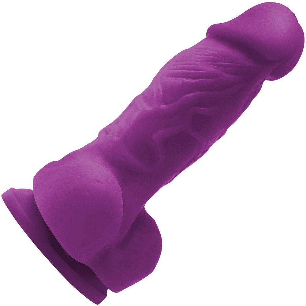 Colours Pleasures Purple Realistic Silicone Dildo - 4 Inches | NS Novelties - The Dildo Hub