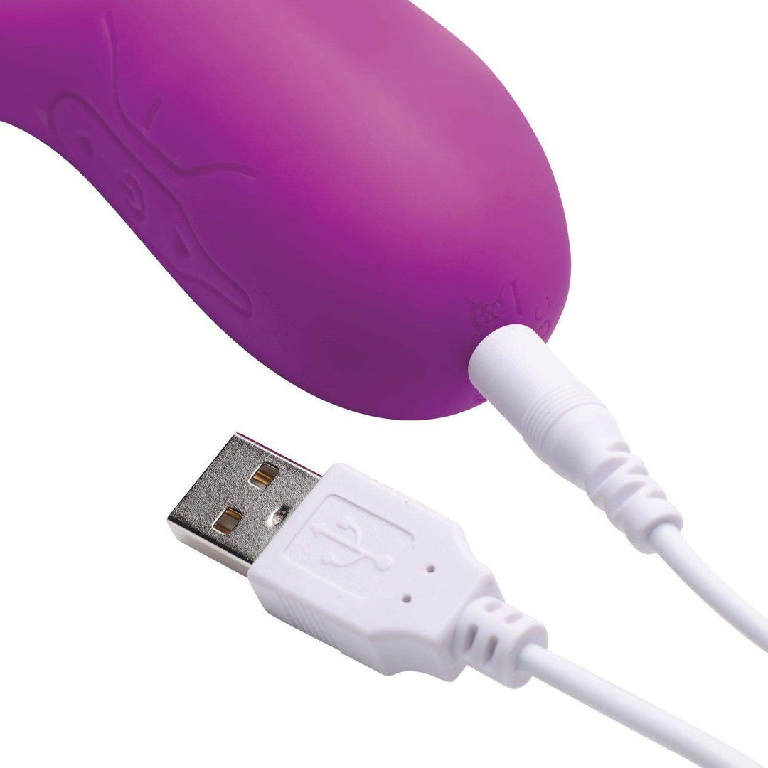 Come Hither Pro Silicone Rabbit Vibrator with Orgasmic Motion - The Dildo Hub
