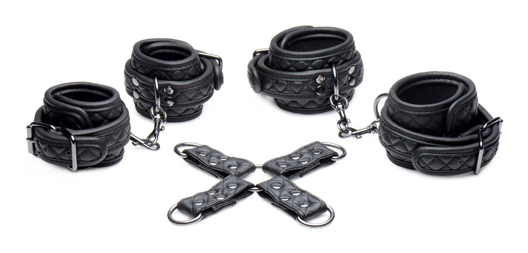 Concede Wrist and Ankle Restraint Set With Bonus Hog-Tie Adaptor - The Dildo Hub