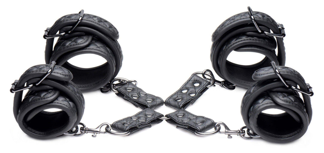 Concede Wrist and Ankle Restraint Set With Bonus Hog-Tie Adaptor - The Dildo Hub