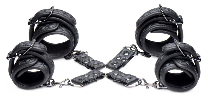 Concede Wrist and Ankle Restraint Set With Bonus Hog-Tie Adaptor - The Dildo Hub