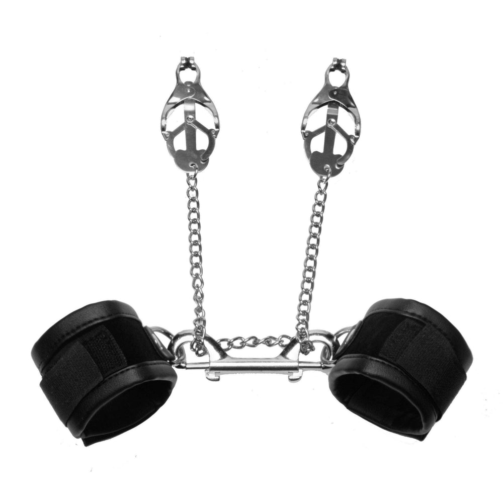 Cuff to Clamps Bondage Kit - The Dildo Hub