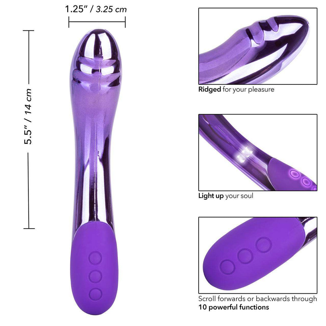 DazzLED Vibrance Illuminated G-Spot Vibrator | CalExotics - The Dildo Hub