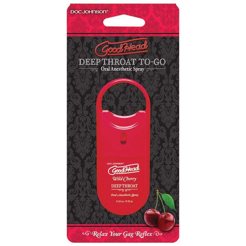 Doc Johnson Good Head T Go Deep Throat Spray - Wild Cherry - The Dildo Hub