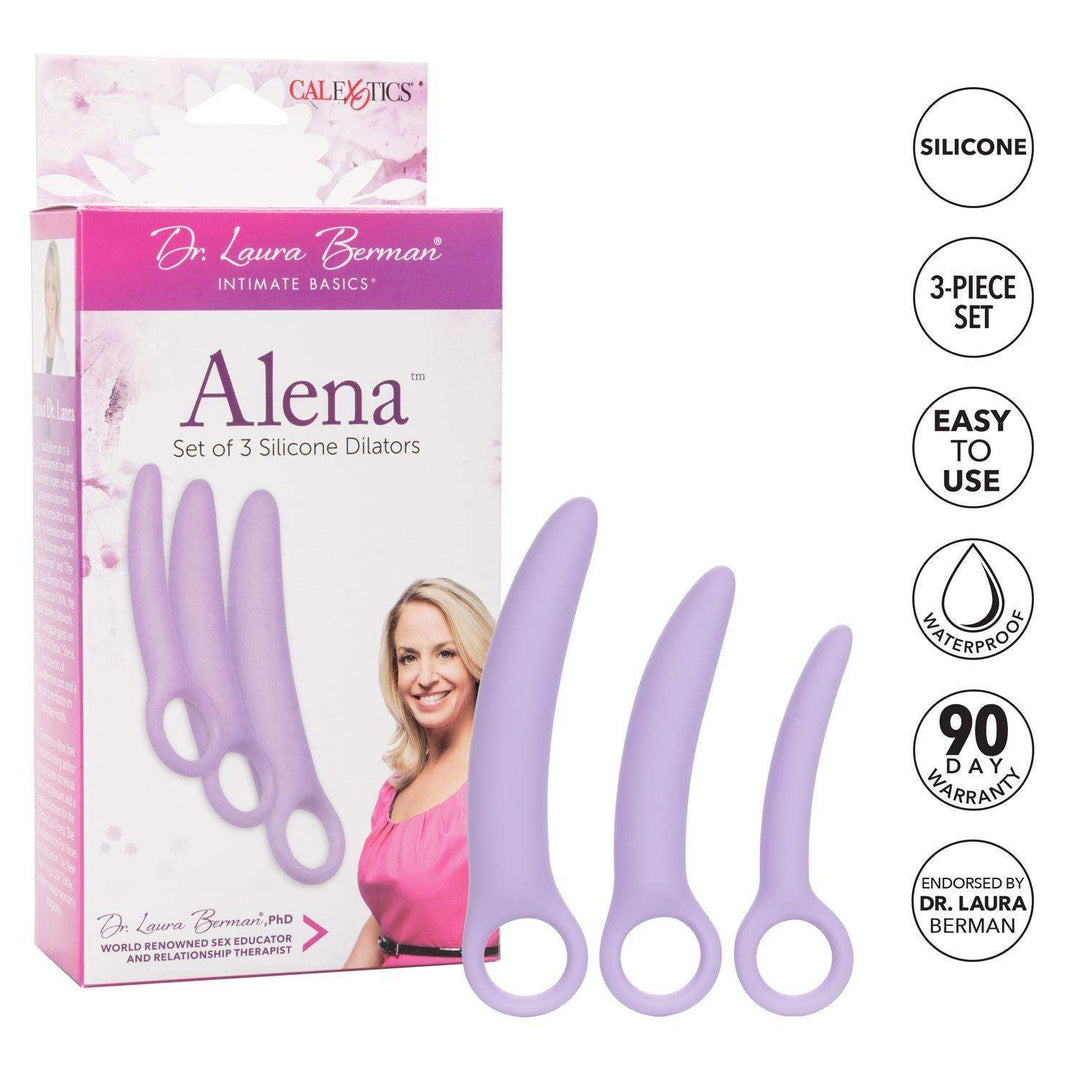 Dr. Laura Berman Alena Set of 3 Silicone Dilators | CalExotics - The Dildo Hub