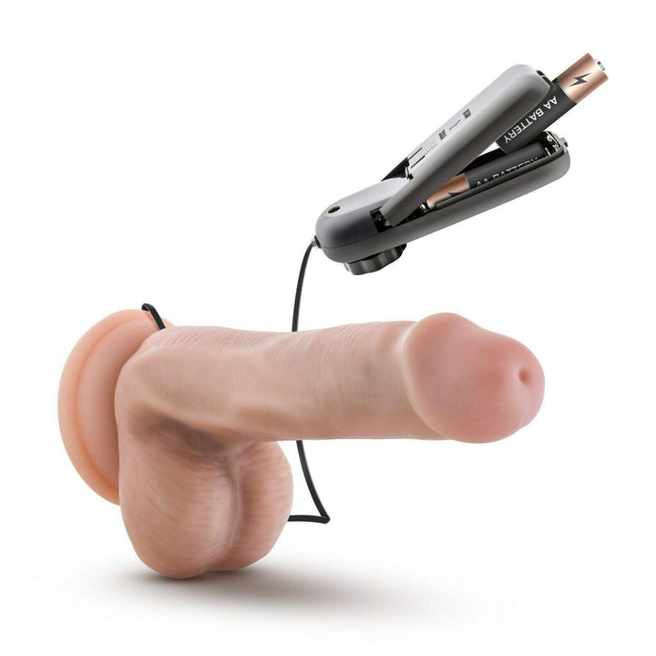 Dr. Rob Vanilla Vibrating Cock With Suction Cup - 6 Inch | Blush - The Dildo Hub