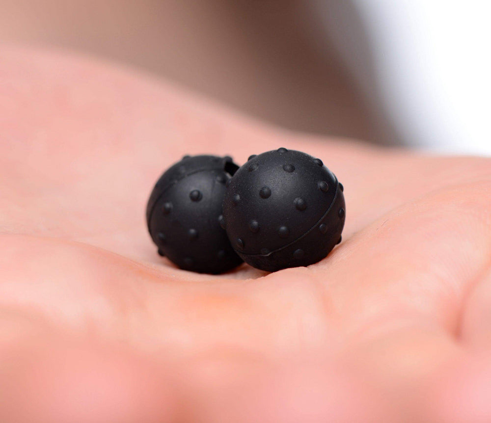 Dragon's Orbs Nubbed Silicone Magnetic Balls - The Dildo Hub