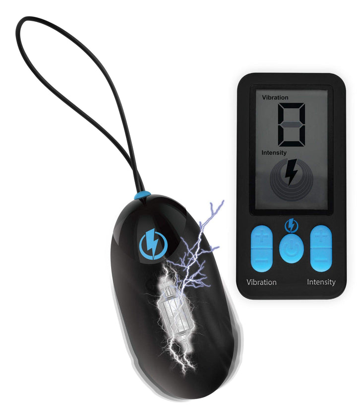 E-Stim Pro Silicone Vibrating Egg with Remote Control - The Dildo Hub