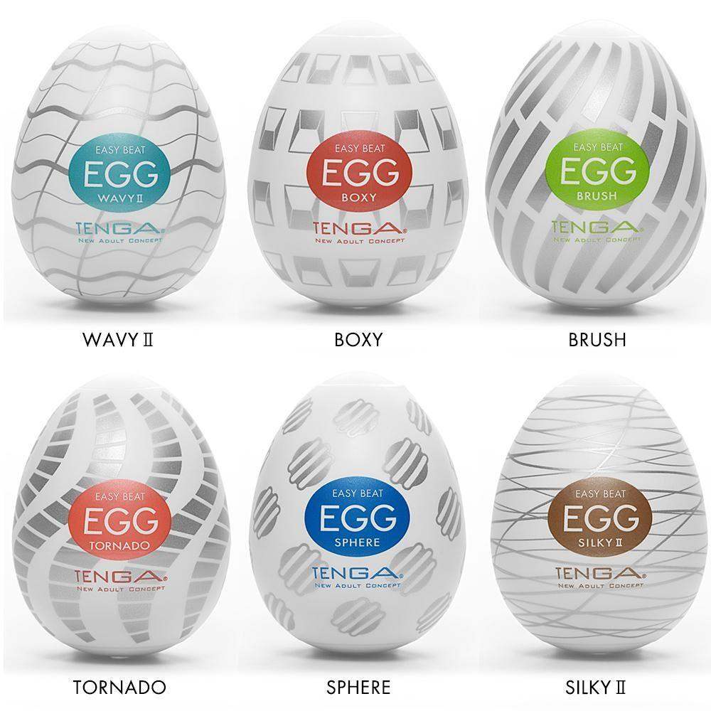 Easy Beat Egg New Standard Masturbator Six Pack - The Dildo Hub
