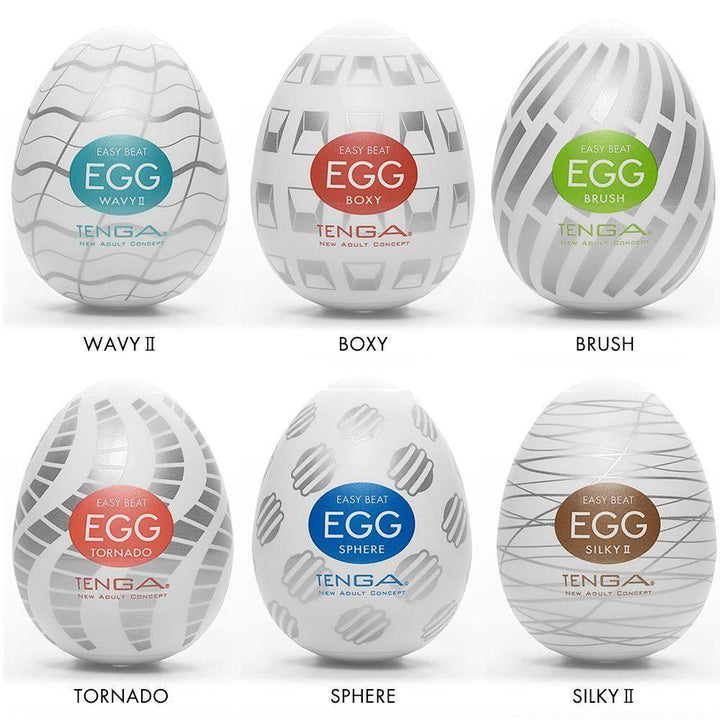 Easy Beat Egg New Standard Masturbator Six Pack - The Dildo Hub