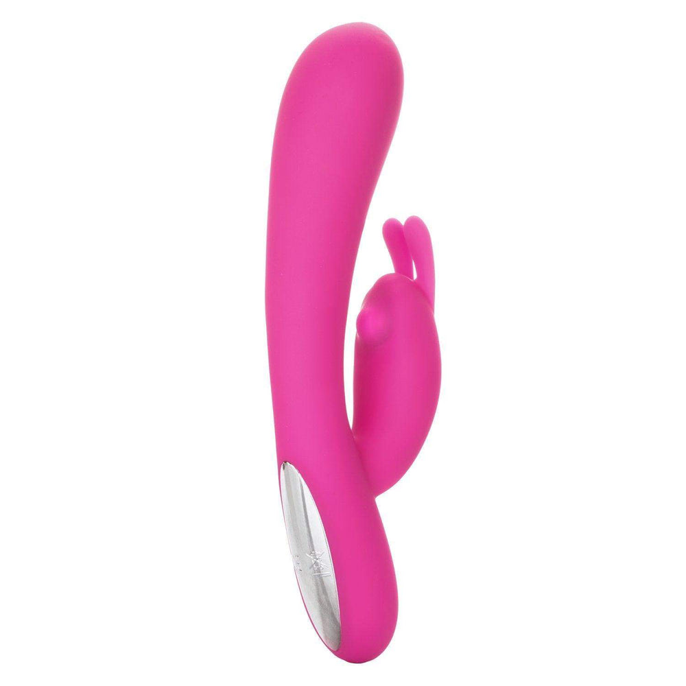Embrace Massaging Rabbit-Pink 8" - The Dildo Hub