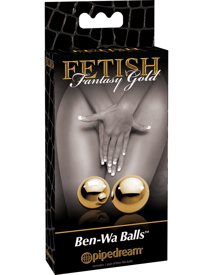 Fetish Fantasy Gold Ben-Wa Balls - Gold | Pipedream - The Dildo Hub