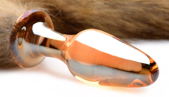 Fox Tail Glass Anal Plug - The Dildo Hub