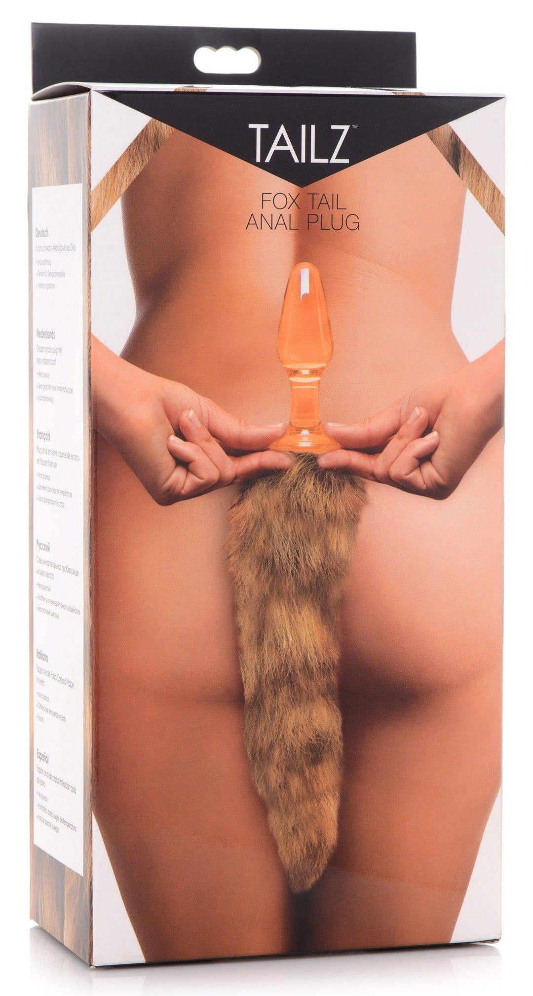 Fox Tail Glass Anal Plug - The Dildo Hub