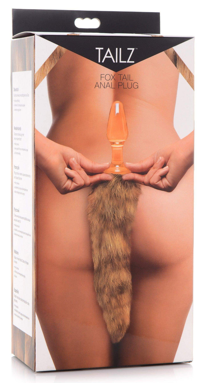 Fox Tail Glass Anal Plug - The Dildo Hub