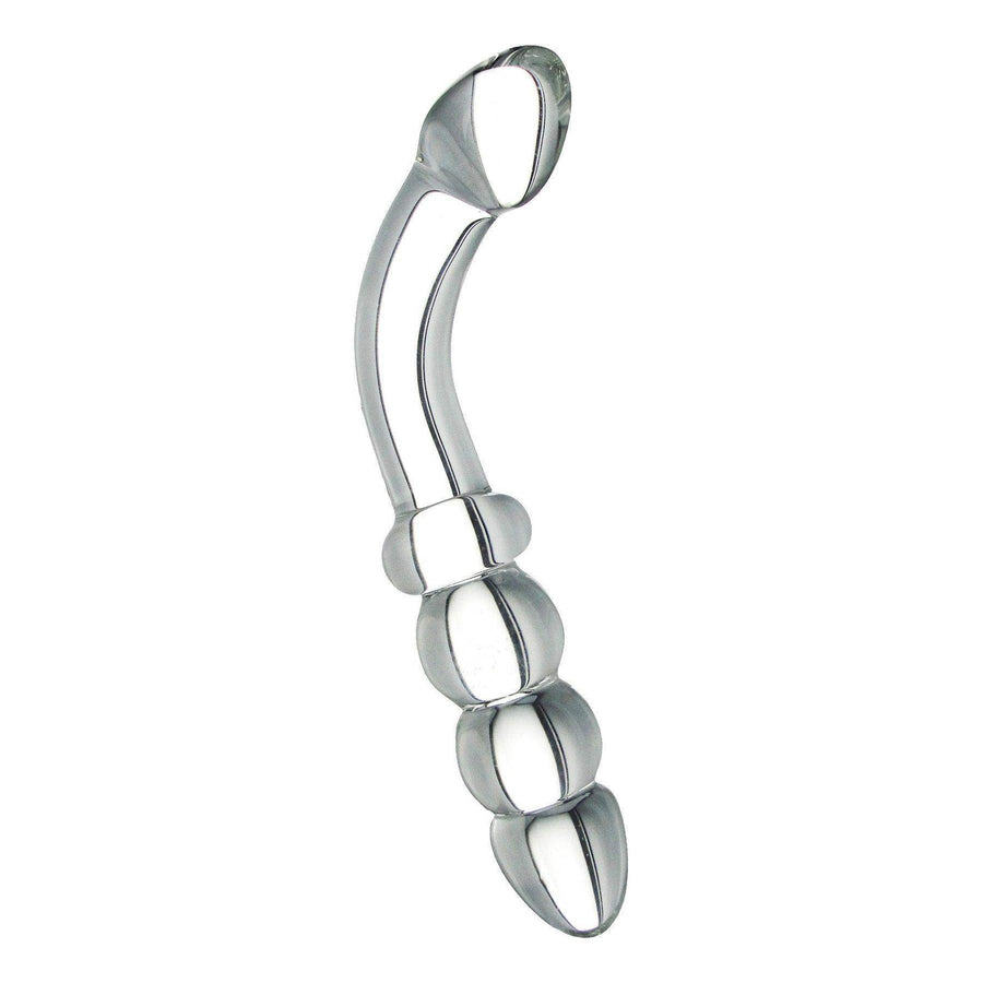 Hamsa Glass Dildo - Clear - The Dildo Hub
