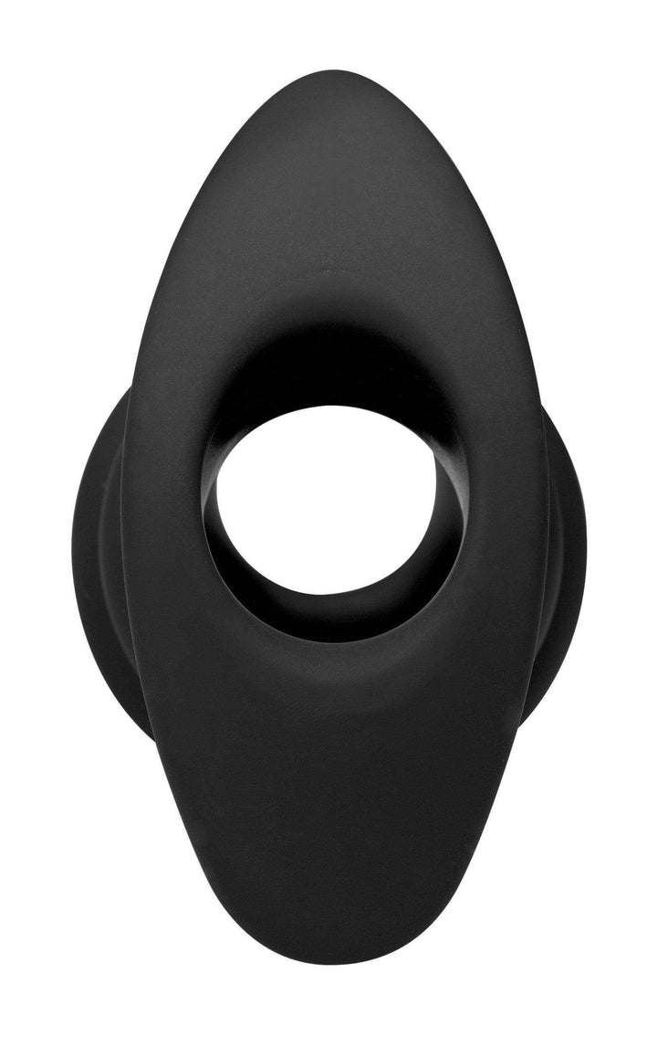 Hive Ass Tunnel Silicone Ribbed Hollow Anal Plug - Large - The Dildo Hub