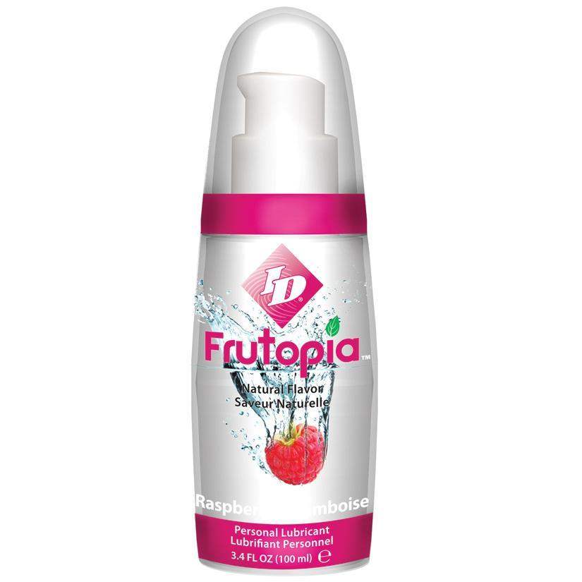 ID Frutopia Water-Based Natural Flavor - Raspberry 3.4 Oz - The Dildo Hub