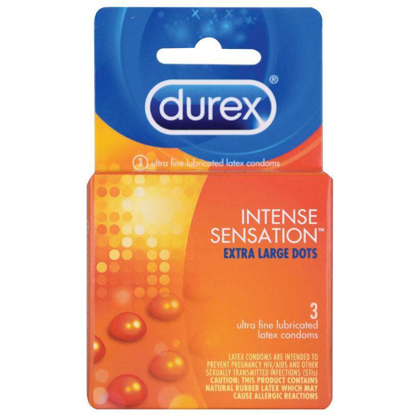 Intense Sensation - 3 Pack | Durex - The Dildo Hub