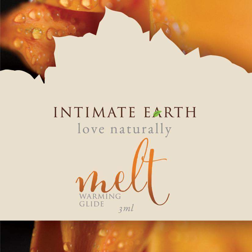 Intimate Earth Water-Based Melt Warming Lubricant Foil 0.10 oz. - The Dildo Hub