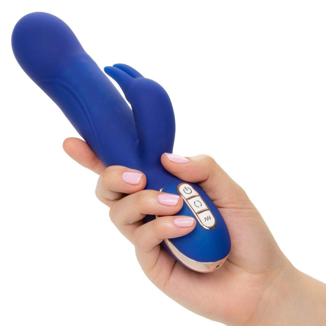 Jack Rabbit Signature Silicone Rotating Beaded Rabbit Vibrator 9" - The Dildo Hub