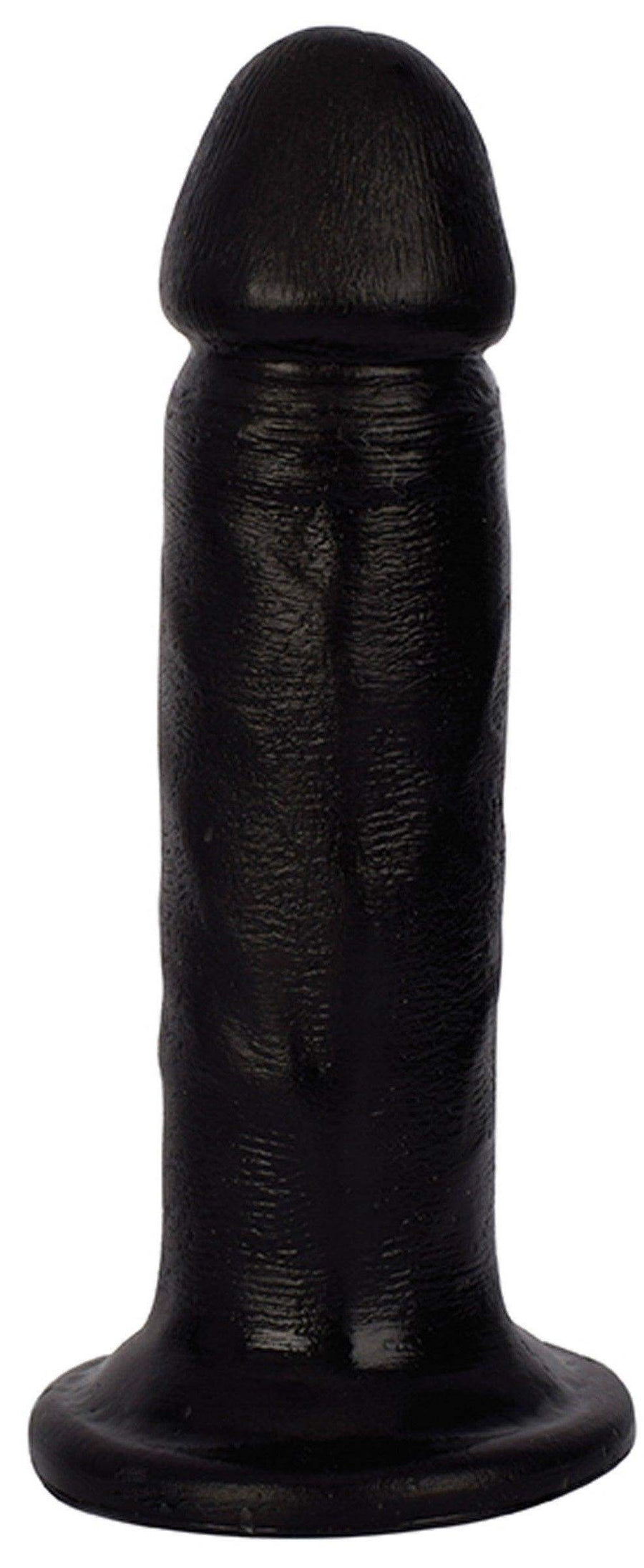 JOCK 6 Inch Realistic Dong Black - The Dildo Hub