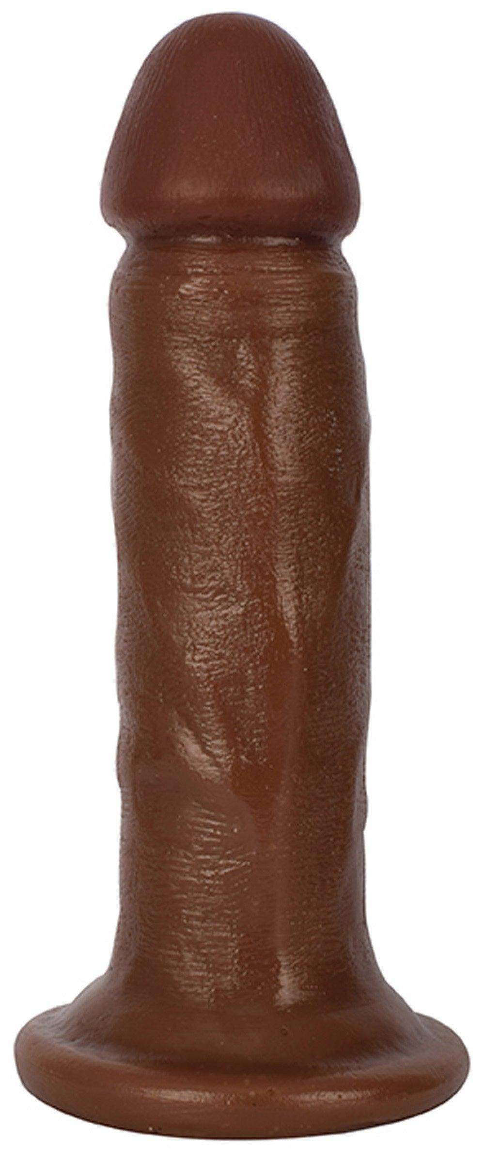 JOCK 6 Inch Realistic Dong Brown - The Dildo Hub